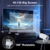 HY300 Pro Portable Smart Projector HD Home Theater Projector Wireless
