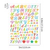 NATZERAT 1768 Pieces 15 Sheets Letter Stickers, 0.5 Inch Small