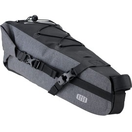 Arnie Gomal Travel Messenger Bag Waterproof Saddle Bag Gray/Black