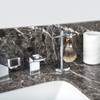 Linkaidea Razor and Brush Stand Holder, Deluxe Men's Stainless Steel