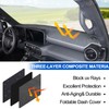 Fgtagtal Dashboard Cover Mat Sun Pad Fit for Toyota Land