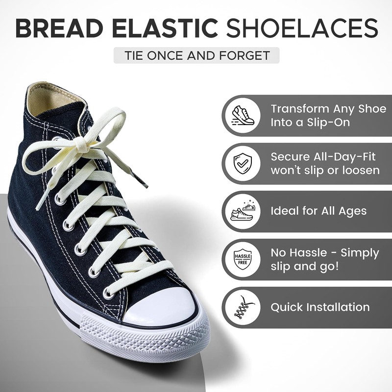 Bread Elastic Shoelaces