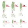 Noctilucent Luminous Fishing Lures Metal Hard Bait Night Glow Sea