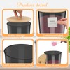 Threehoney 4 Pack Laundry Powder Container and Dryer Sheet Holder