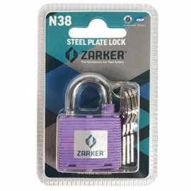 N38 Colorful Steel Plate Dial Lock - Random Color Locker Key