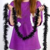 2 PCS Black Feather Boa, Feather Boa Black, Feather Boa,