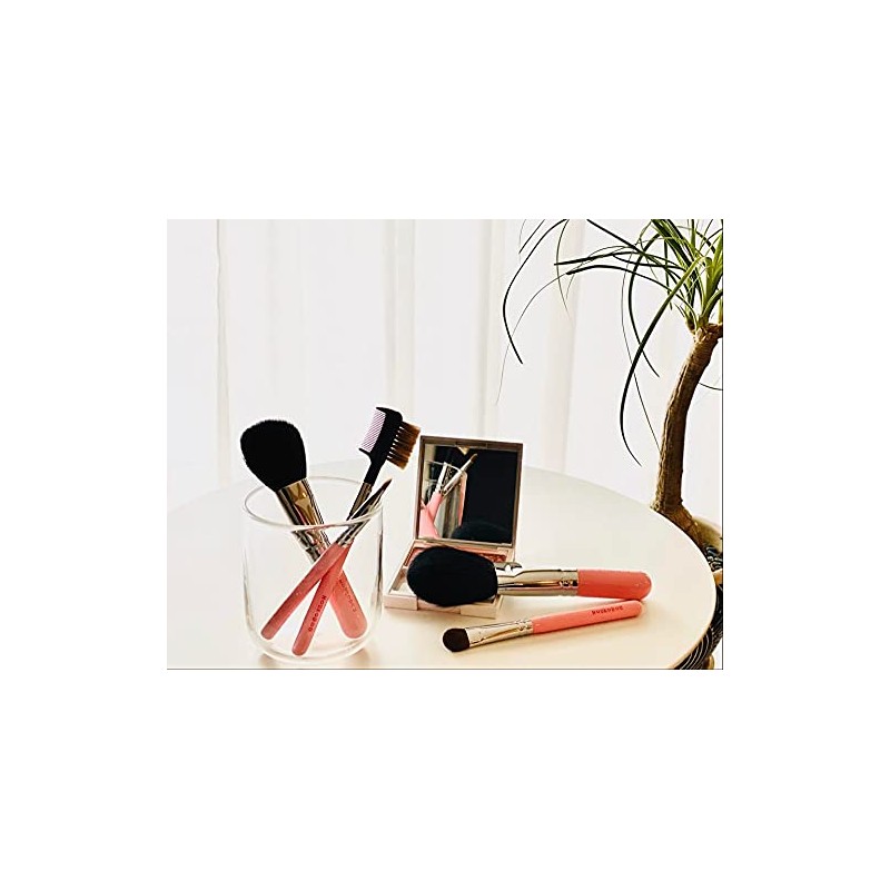 HOUKODOU P-C2 Kumano Brush Makeup Brush, Cheek Brush, Flat (Moe