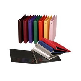 Assorted Colors 3-Ring Binders, 2 inch Capacity, 8.5 x 11, Case of 7