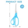 Vutyvve Left-Handed Scissors, 9-Inch Stainless Steel Left-Handed Scissors with Soft