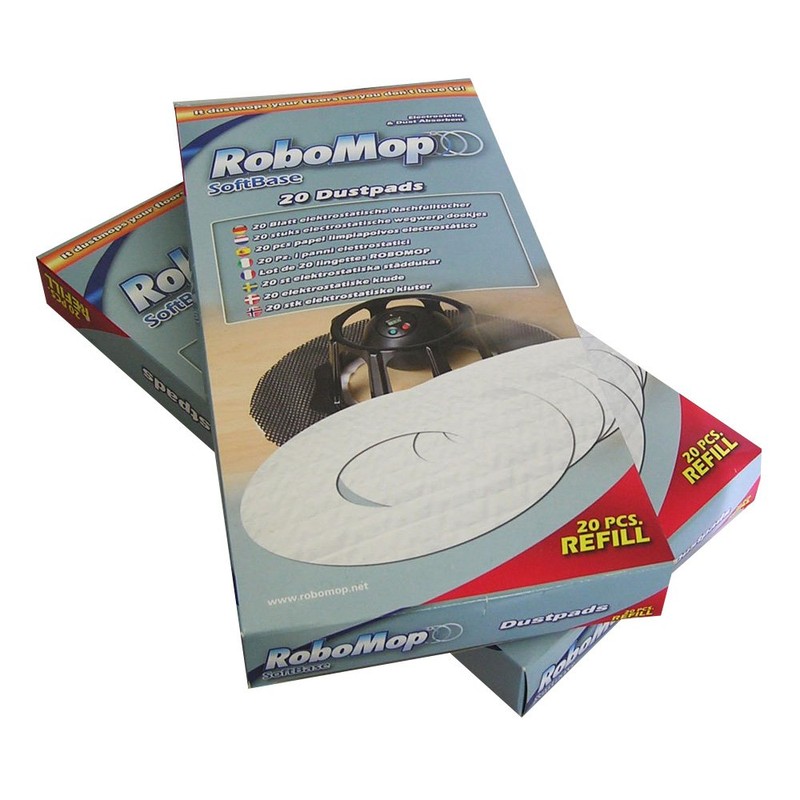 Replacement Cloths Robomop Softbase Dustcloths 20 Pieces