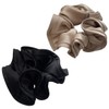 BIUDECO 2pcs Silk Hair Scrunchies for Women Elegant Elastic Ponytail