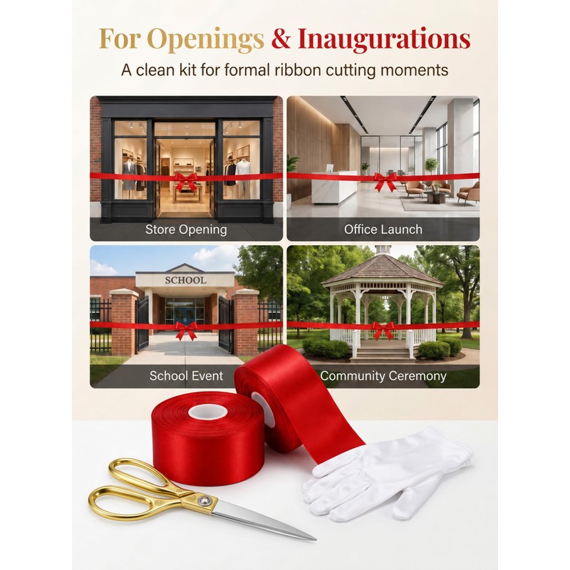 Grand Opening Ribbon Cutting Ceremony Kit