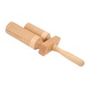 Chinese Bangzi Wooden Cylinder Clapper Treble Bass Percussion Musical Instruments