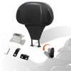 FOVPLUE Adjustable Rider Backrest,Detachable Plug-in Driver Backrest Pad w/Mounting Kit