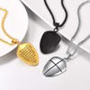 Put On The Full Armor of God Shield Necklace Black
