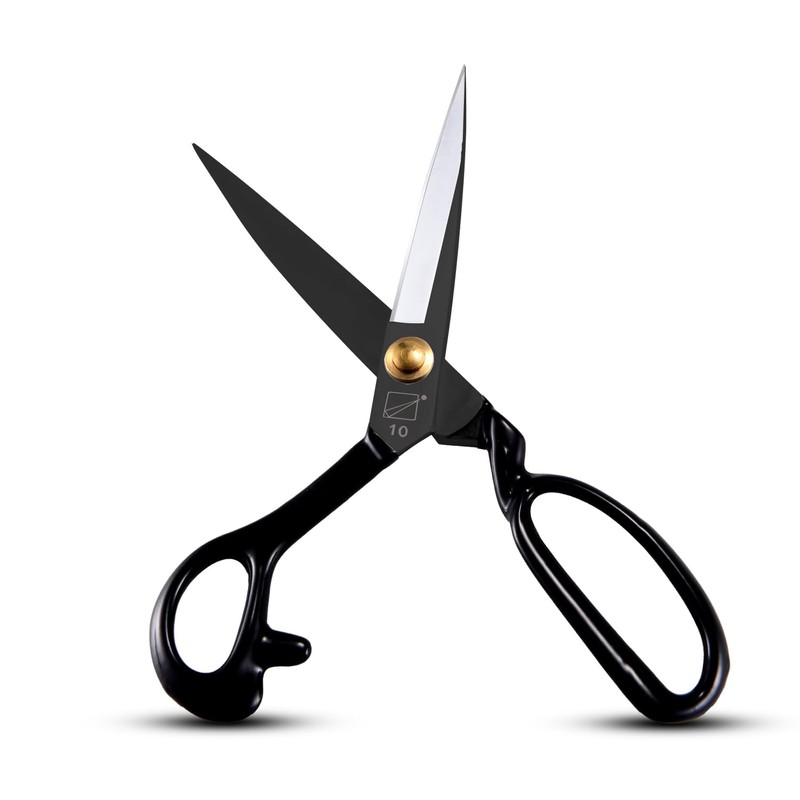 Left-Handed Fabric Scissors, 10 Inch Sewing Dressmaking Tailor's Shears adults