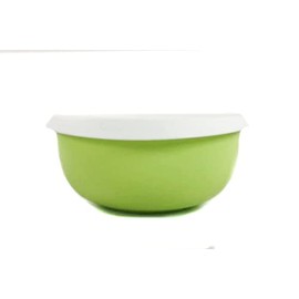 TUPPERWARE Natura 550 ml Lime White Mixing Bowl Serving Ergonomica