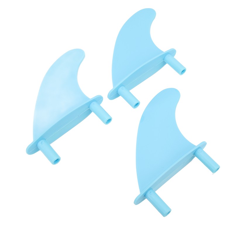 Surfboard Fins Soft Top Tri Fin Set PVC Plastic for