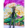 Creative Mark Pro White PowerCryl - Brocha para pintar, Round
