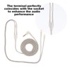 Braided Headphone Wire Fit for se215 se425 se535 se846 ue900(Transparent