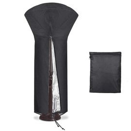 Diealles Shine Vordas Cover for Patio Heater 226 x 85 x 48 cm, Protective Cover for Patio Heater Black