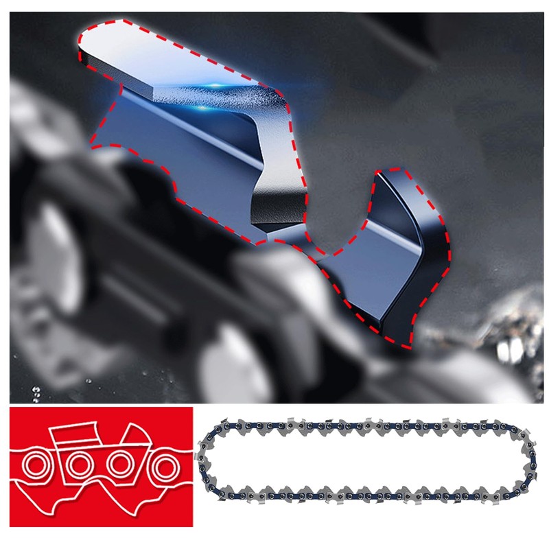 3 Pcs 6 Inch Mini Chainsaw Chain,Replacement Chain for Mini