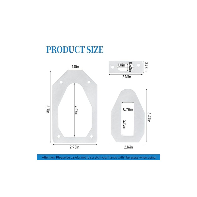 071076 Burner Access Gasket Replacement for Suburban Rv Furnace Parts-2PACK
