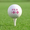 CafePress Its A Girl Retro Diamond Novelty Golf Balls (Pk