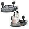 Shower Caddy 2 Pack,Bathroom Shelves,Powerful Suction Cup Corner Shower Shelf,Bathroom