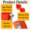 3Pcs Egg Cracker Tool, Handheld Egg Shell Opener, Portable Egg