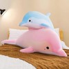 RYOLOY Dolphin Stuffed Animals Cuddle Pillow,43" Giant Stuffed Plush Animal