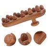 Healeved Wood Acupoint Massage Brush Handheld Body Therapy Tool for