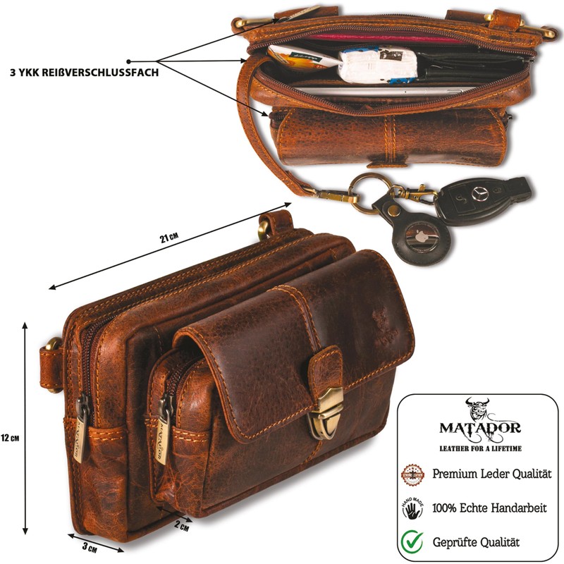 MATADOR (3 in 1 bag) "Cairo" 3119, brown, Unique