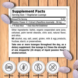 Relaxing Passion Flower Promotes Relaxation 60 Lozenge by Mt. Angel Vitamins