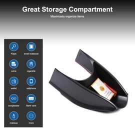 METYOUCAR For Benz Smart 453 Fortwo Forfour 2015-2021 Car Armrest Center Storage Box Container Glove Accessories