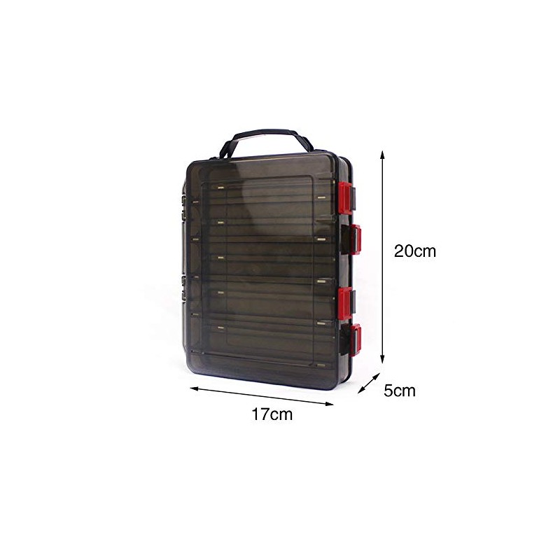 OriGlam Fishing Lure Tackle Box, Fishing Tackle Storage Trays, Double