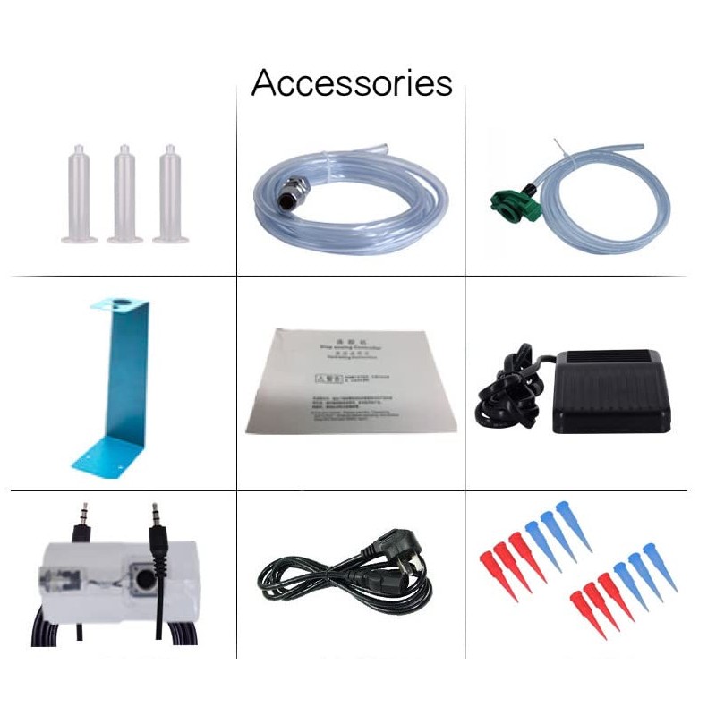 Generic 110V Auto Glue Dispenser, Automatic/Semi-automatic Solder Paste Liquid Adhesive
