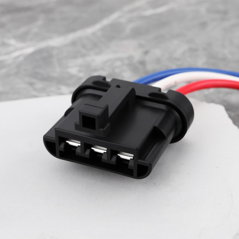 ECSiNG Cooling Fan Motor Harness Connector 3P Compatible with Ford