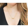 Set de Joyería - Collar y Aretes - Chapa de