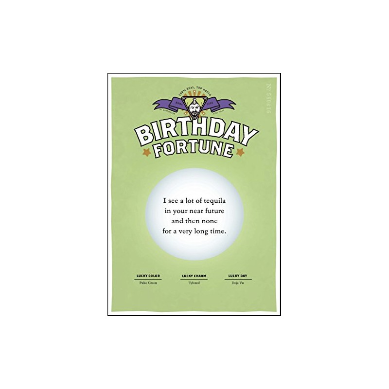 Quiplip Birthday Tequilla (6-Pack) Greeting Cards