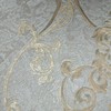 Zambaiti Parati Vinyl Gray Bronze Metallic Victorian Damask Faux Concrete