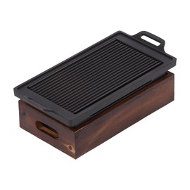 Portable BBQ Grill Tabletop Barbecue Grill Barbecue Baking Tray Smokeless Nonstick BBQ Plate Barbecue Stove Oven Accessories for Yakiniku, Robata, Yakitori, Takoyaki and BBQ