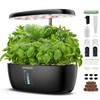 Ahopegarden Indoor Garden Hydroponics Growing System: 12 Pods Plant Germination