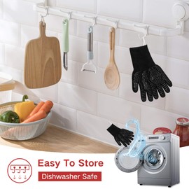 Barbecue Gloves, Oven Gloves, BBQ Gloves, Heat Resistant Grill Gloves, Baking Gloves, Oven Gloves, Cooking Gloves for Kitchen & Grill, Cooking, Baking, Welding