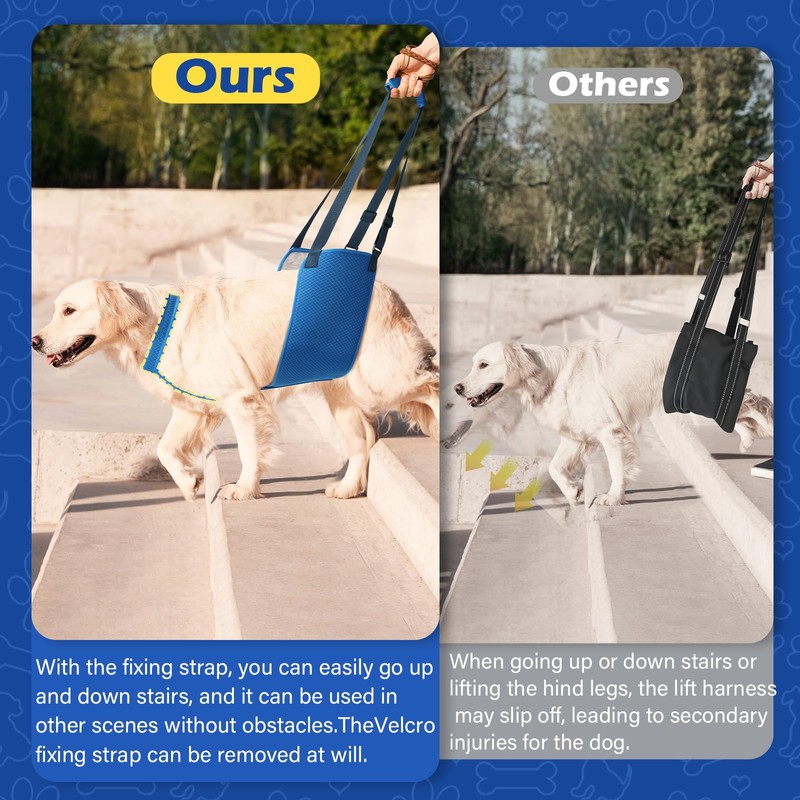 Adjustable Dog Lift Harness with Fixing Strap — Dog Lift