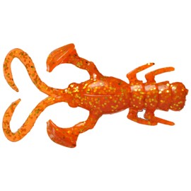 JACKALL Worm Baby Dragon Crodile Version 2" Orange Gold Flake