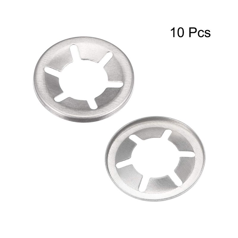 sourcing map M14 Washer 13.5mm I.D. 28mm O.D. Internal Tooth