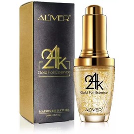 Aliver 24k Gold Collagen Hyaluronic Acid Anti-Aging Wrinkle & Face Glowing Serum