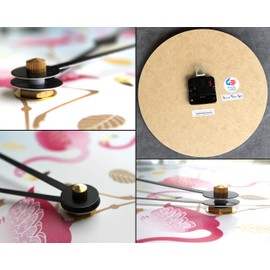 Sugar Vine Art Speedy Nascar Racing Silent Non Ticking Round Battery Operated Handmade Hanging Large10.5 Inch Wall Clock for Bedroom Office Cottage Decoration