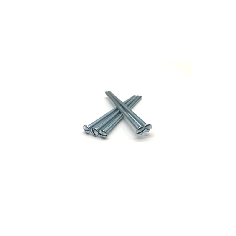 Jones DIY M3.5 Silver Electrical Socket Screws, 75mm, For Switches,